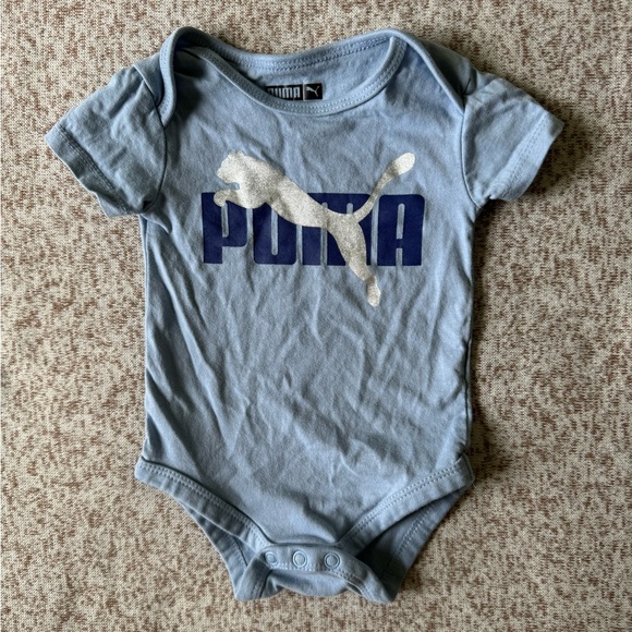 5/$25 Puma Baby Boy 3-Piece Blue Bodysuit and Pants Set - Picture 2 of 6